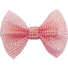 Boutique Pink Gem Bow Hairclip  Great Pretenders USA