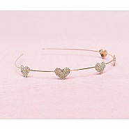 Boutique Rhinestone Heart Headband