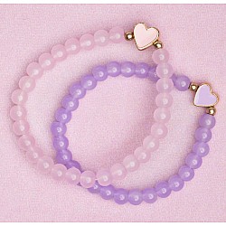 Boutique Chic With all My Heart Bracelets, 2pcs