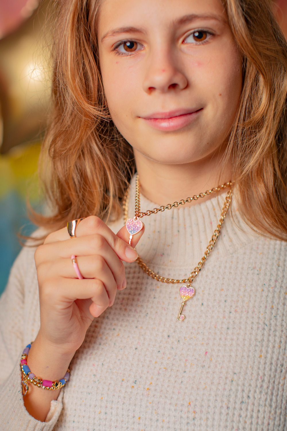 Boutique Chic Heart of Gold Bracelet