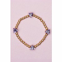 Boutique Chic Amethyst Love Bracelet