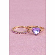 Boutique Chic Precious Purple Ring (Small)