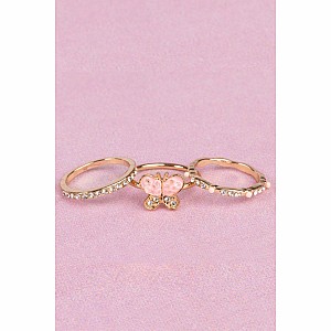 Boutique Chic Butterfly Garden Rings (Small)