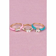 Boutique Chic Crystal Cool Rings (Small)