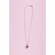 Boutique Chic Lilac Love Necklace