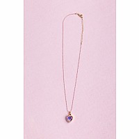 Boutique Chic Lilac Love Necklace