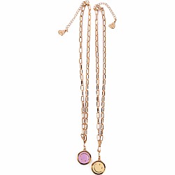 Boutique Chic All Smiles Spinner Necklace