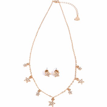 Boutique Chic Rising Star Necklace & Earrings