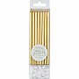 Tall Party Candles - Metallic Gold