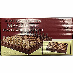 Travel Magnetic Wood Chess Set