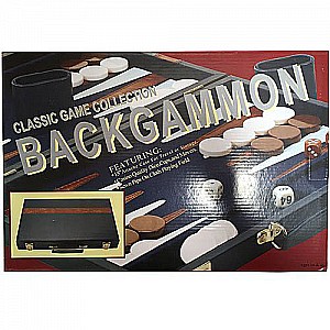 15" Vinyl Backgammon Set Board Game