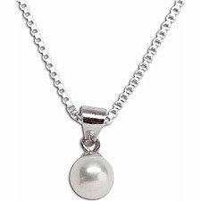 Sterling Silver Children's Pearl Necklace (BCN-Pearl)