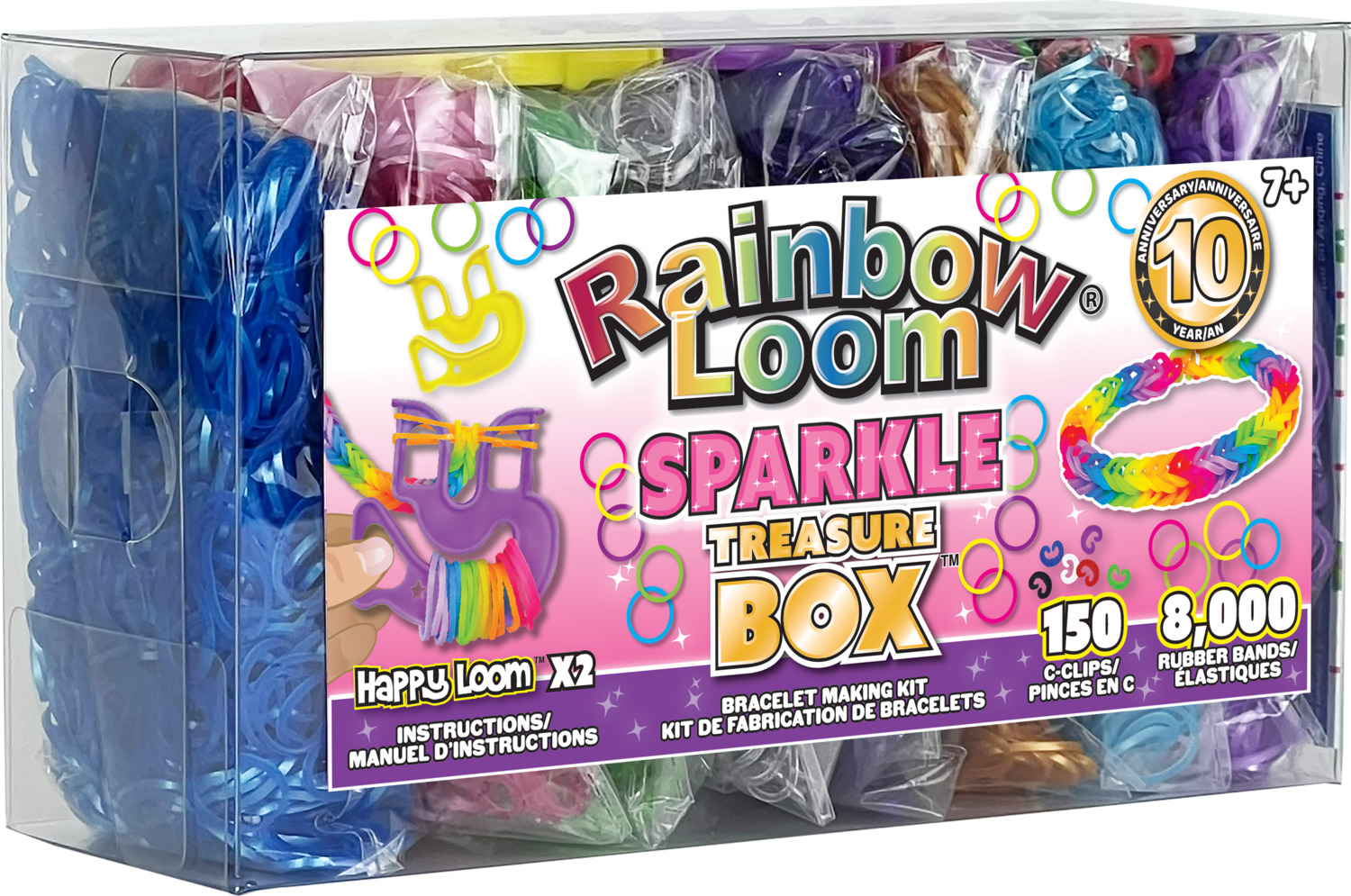 Rainbow Loom Dots Treasure Box