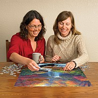 1000 pc Mystic Falls in Autumn puzzle 