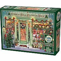 1000 pc Christmas Flower Shop puzzle