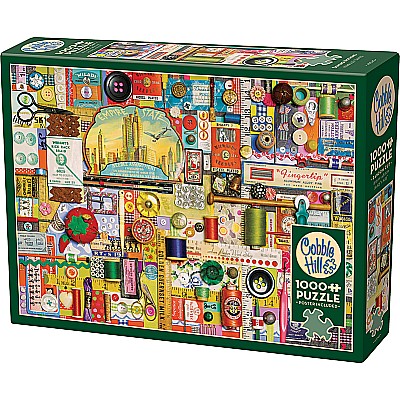Sewing Notions (1000 pc) Cobble Hill