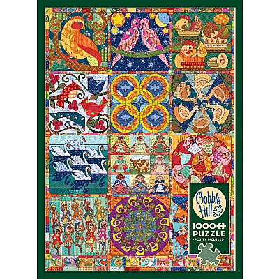 Twelve Days of Christmas Quilt puzzle (1000 pc)