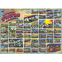 Vintage American Postcards puzzle (1000 pc)