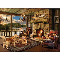 Lakeside Cabin (1000 pc) Cobble Hill