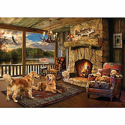 Lakeside Cabin (1000 pc) Cobble Hill