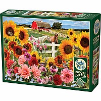 Sunflower Farm (1000 pc) Cobble Hill