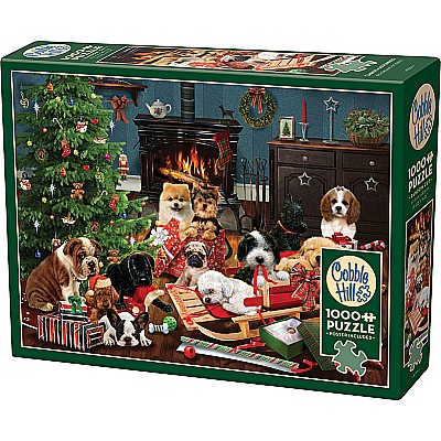 Christmas Puppies (1000 pc) Cobble Hill