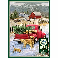 Christmas on the Farm (1000 pc) Cobble Hill