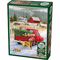 Christmas on the Farm (1000 pc) Cobble Hill