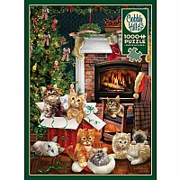 Christmas Kittens (1000 pc) Cobble Hill