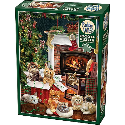 Christmas Kittens (1000 pc) Cobble Hill