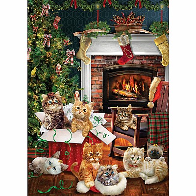 Christmas Kittens (1000 pc) Cobble Hill