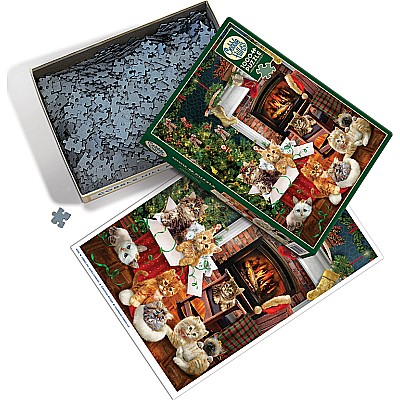Christmas Kittens (1000 pc) Cobble Hill