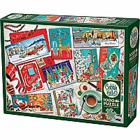 Mid Mod Season's Greetings (1000 pc) Cobble Hill