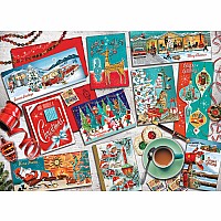 Mid Mod Season's Greetings (1000 pc) Cobble Hill