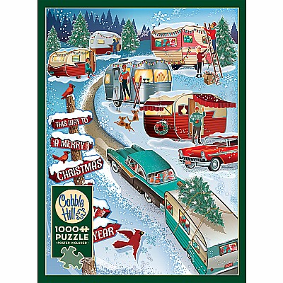 Christmas Campers (1000 pc) Cobble Hill