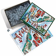 Cobble Hill 1000 Piece Jigsaw Puzzle - Christmas Campers