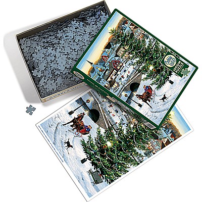 Village Tree (1000 pc) Cobble Hill