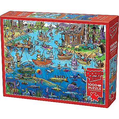 DoodleTown: Gone Fishing (1000 pc) Cobble Hill