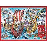 DoodleTown: Viking Voyage (1000 pc) Cobble Hill
