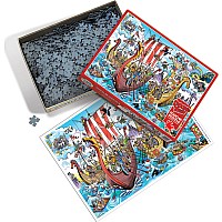 DoodleTown: Viking Voyage (1000 pc) Cobble Hill