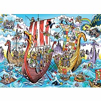 DoodleTown: Viking Voyage (1000 pc) Cobble Hill