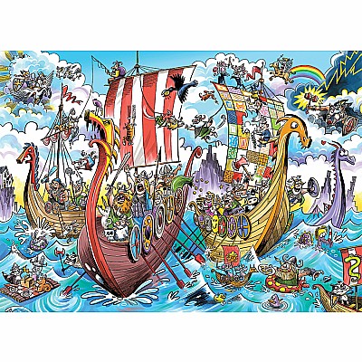 DoodleTown: Viking Voyage (1000 pc) Cobble Hill