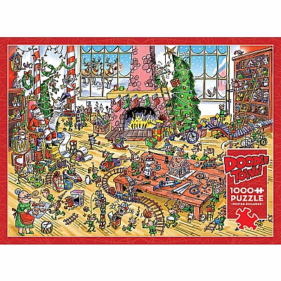 DoodleTown: Elves at Work (1000 pc) Cobble Hill