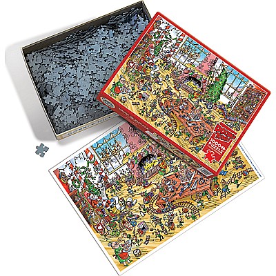 DoodleTown: Elves at Work (1000 pc) Cobble Hill