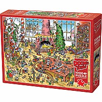DoodleTown: Elves at Work (1000 pc) Cobble Hill