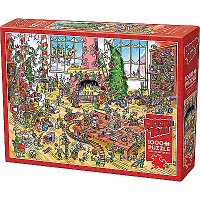 DoodleTown: Elves at Work (1000 pc) Cobble Hill