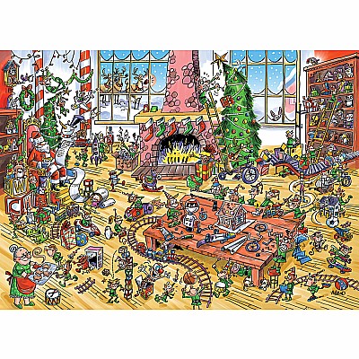 DoodleTown: Elves at Work (1000 pc) Cobble Hill