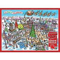 Cobble Hill 1000 Piece Jigsaw Puzzle - DoodleTown: 12 Days of Christmas