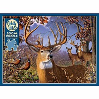 Cobble Hill 500 Piece Jigsaw Puzzle - Deer and Pheasant