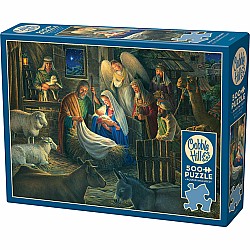 500 Piece Puzzle, Away in a Manger